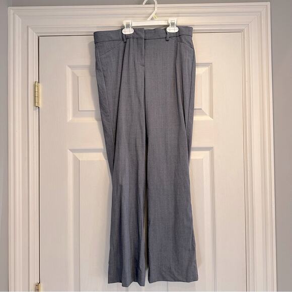 Theory Pants Wool Size 2 Custom Max 2 Edition 5 Style No F0001218 Grey Gray - Picture 9 of 9